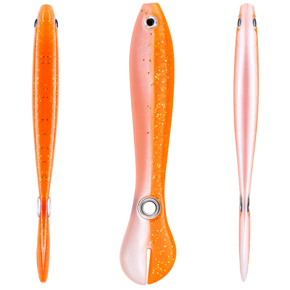 Qpets 5 Pcs Soft Bionic Fishing Lure, Fishing Lures Kit, 10cm, Simulation Loach Soft Baits, Slow Sinking Bionic Swimming Lures, Freshwater Saltwater Bass Fishing Bait Kits Fishing Frog Lure Qpets 5 Pcs Soft Bionic Fishing Lure, Fishing Lures Kit, 10cm, Simulation Loach Soft Baits, Slow Sinking Bionic Swimming Lures, Freshwater Saltwater Bass Fishing Bait Kits Fishing Frog Lure